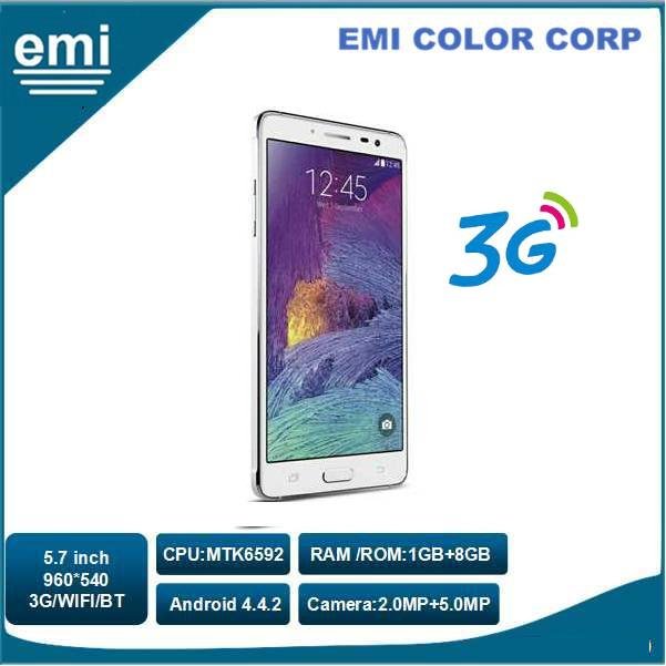 5.7 inch 1280*720 Pixels Screen Quad Core 3G 4G 5G Mobile Phone Android OS Smart Phone
